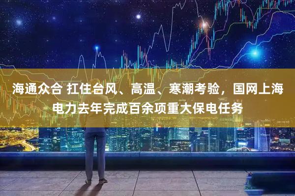 海通众合 扛住台风、高温、寒潮考验，国网上海电力去年完成百余项重大保电任务