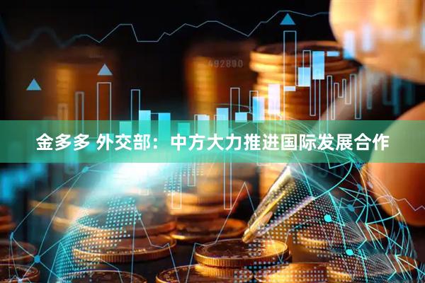 金多多 外交部：中方大力推进国际发展合作
