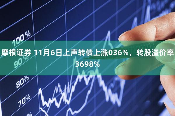摩根证券 11月6日上声转债上涨036%,转股溢价率3698%
